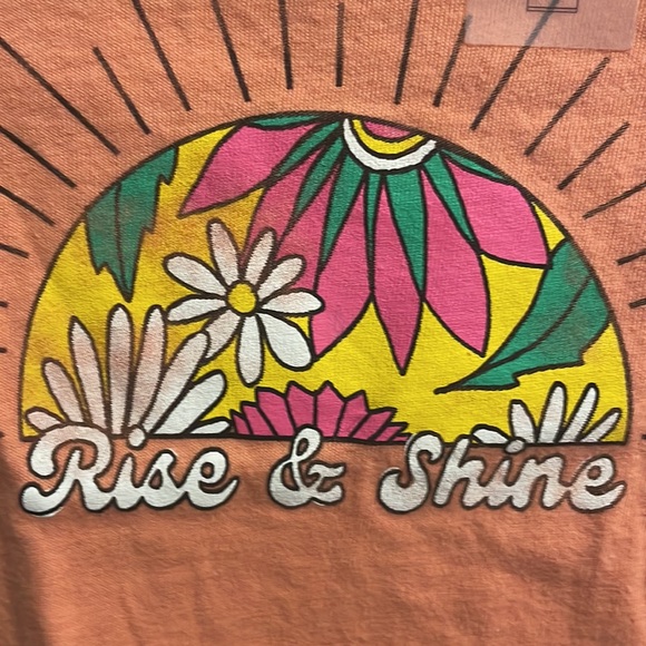 Old Navy Rise & Shine 12-18 Month Floral Top - Picture 3 of 3